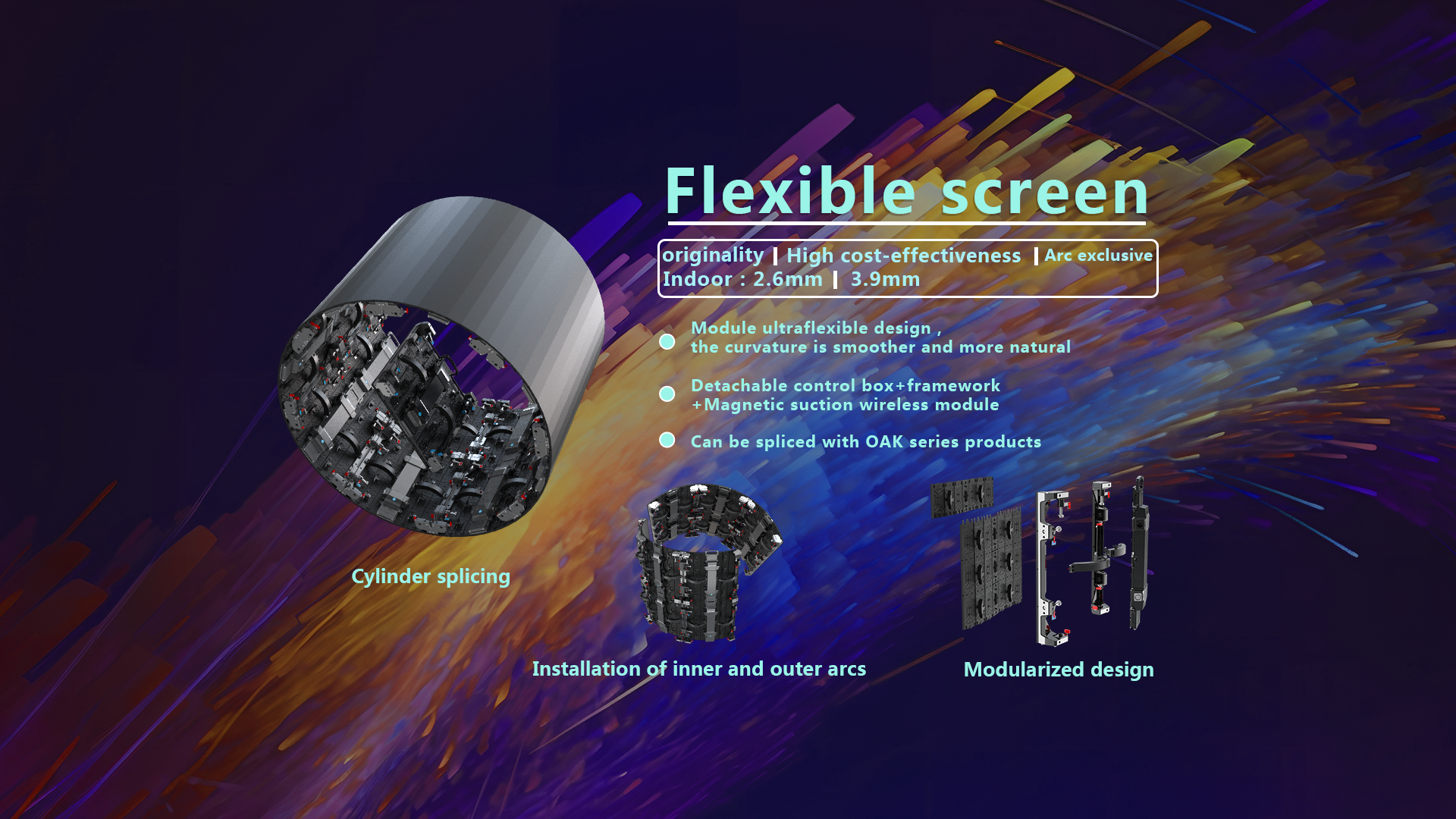 Lightlink Display Flexible display led rental