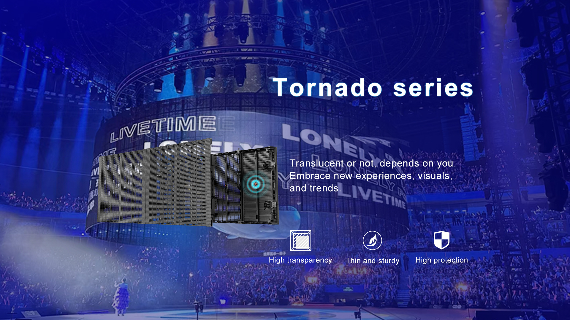 LED Transparent Display - Tornado Series